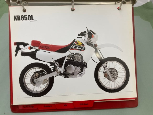 Honda Redbook Motorcycle & ATV Dealer Model Guide w/ Spec Sheets 1998 Genuine