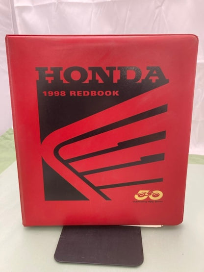 Honda Redbook Motorcycle & ATV Dealer Model Guide w/ Spec Sheets 1998 Genuine