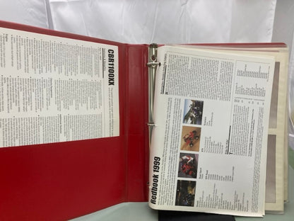 Honda Redbook Motorcycle & ATV Dealer Model Guide w/ Spec Sheets 1999 Genuine