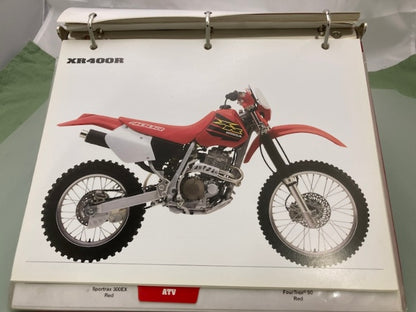 Honda Redbook Motorcycle & ATV Dealer Model Guide w/ Spec Sheets 2000 Genuine