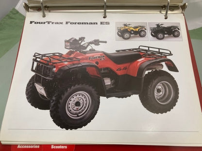 Honda Redbook Motorcycle & ATV Dealer Model Guide w/ Spec Sheets 2000 Genuine
