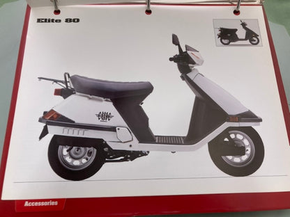 Honda Redbook Motorcycle & ATV Dealer Model Guide w/ Spec Sheets 2000 Genuine