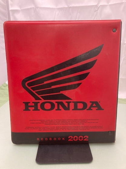 Honda Redbook Motorcycle & ATV Dealer Model Guide w/ Spec Sheets 2002 Genuine