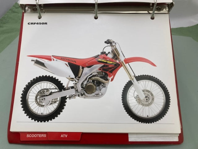 Honda Redbook Motorcycle & ATV Dealer Model Guide w/ Spec Sheets 2002 Genuine