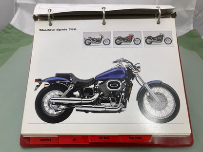 Honda Redbook Motorcycle & ATV Dealer Model Guide w/ Spec Sheets 2003 Genuine