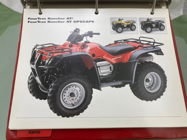Honda Redbook Motorcycle & ATV Dealer Model Guide w/ Spec Sheets 2003 Genuine