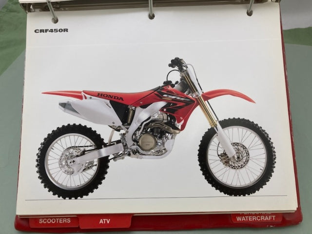 Honda Redbook Motorcycle & ATV Dealer Model Guide w/ Spec Sheets 2004 Genuine