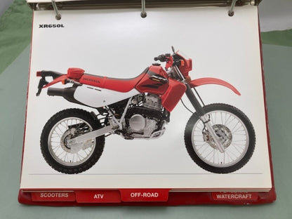 Honda Redbook Motorcycle & ATV Dealer Model Guide w/ Spec Sheets 2004 Genuine