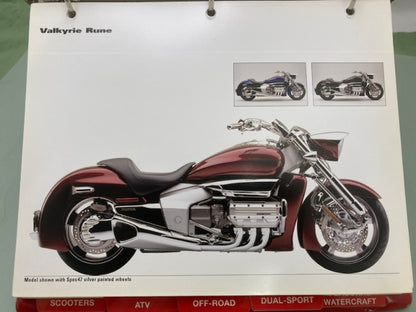 Honda Redbook Motorcycle & ATV Dealer Model Guide w/ Spec Sheets 2004 Genuine