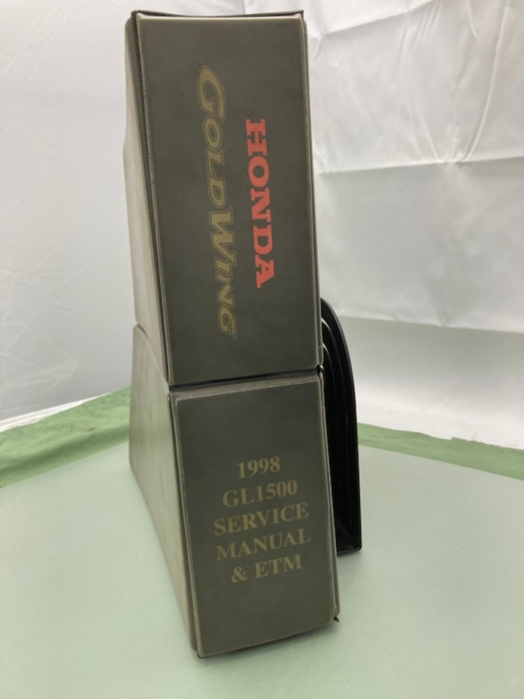 Honda 61MAM03-AH GL 1500 Gold Wing Service Manual Binder & ETM 1998 Genuine