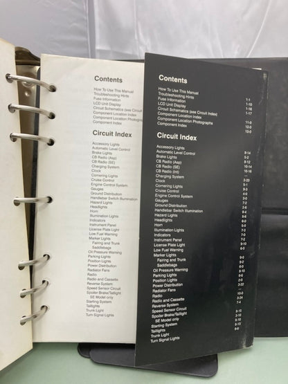 Honda 61MAM03-AH GL 1500 Gold Wing Service Manual Binder & ETM 1998 Genuine