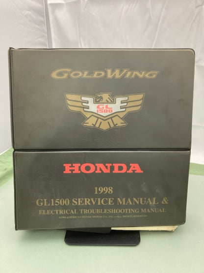 Honda 61MAM03-AH GL 1500 Gold Wing Service Manual Binder & ETM 1998 Genuine