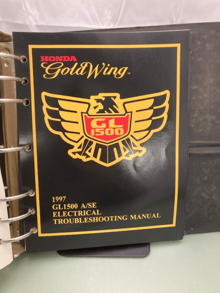 Honda 61MAM02-AH GL 1500 Gold Wing Service Manual Binder & ETM 1997 Genuine