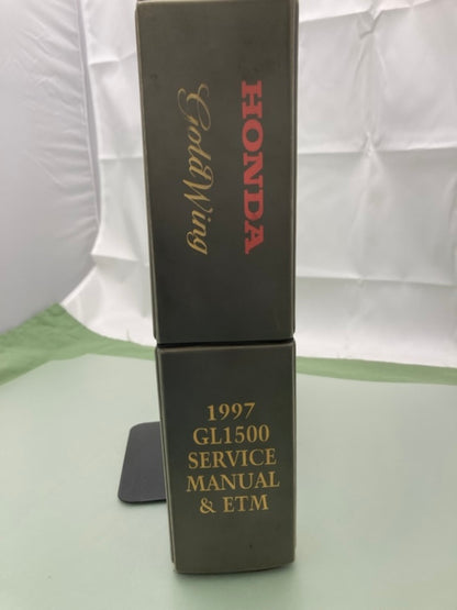 Honda 61MAM02-AH GL 1500 Gold Wing Service Manual Binder & ETM 1997 Genuine