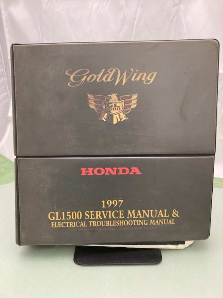 Honda 61MAM02-AH GL 1500 Gold Wing Service Manual Binder & ETM 1997 Genuine