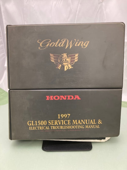 Honda 61MAM02-AH GL 1500 Gold Wing Service Manual Binder & ETM 1997 Genuine