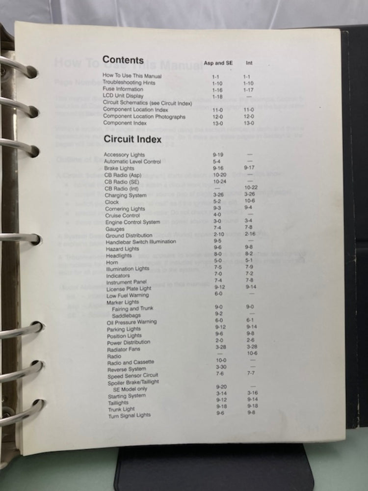 Honda 61MAM00-AH GL 1500 Gold Wing Service Manual Binder & ETM 1995 Genuine