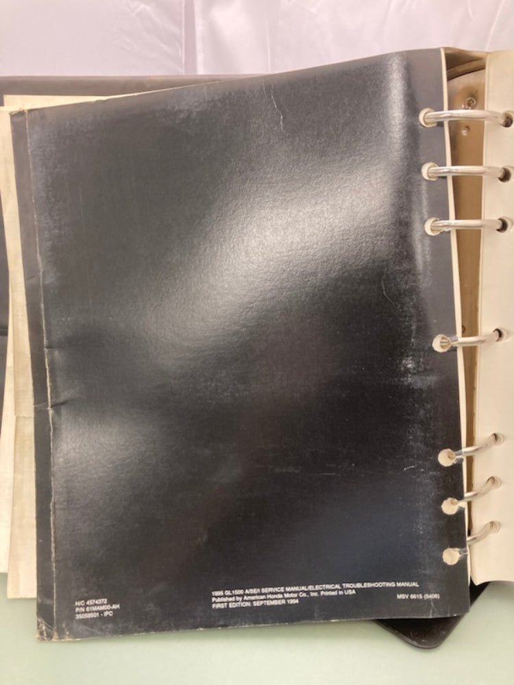 Honda 61MAM00-AH GL 1500 Gold Wing Service Manual Binder & ETM 1995 Genuine