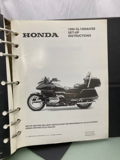 Honda 61MAM00-AH GL 1500 Gold Wing Service Manual Binder & ETM 1995 Genuine