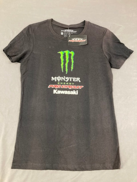 Pro Circuit PC0127-0210 Womens Short Sleeve Monster Shirt Black Size Small New Genuine