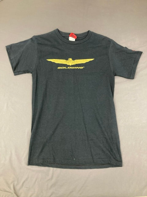 Honda Mens Short Sleeve Goldwing Shirt Black Size Small New Genuine