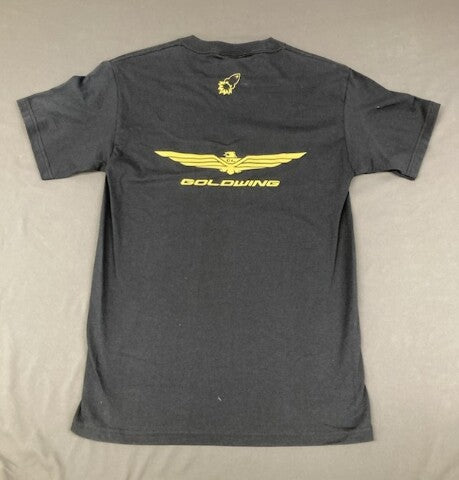 Honda 0872-2002 Mens Short Sleeve Goldwing Shirt Black Size Small New Genuine