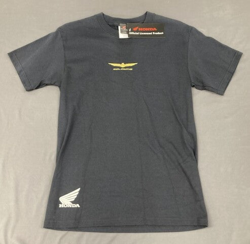 Honda 0872-2002 Mens Short Sleeve Goldwing Shirt Black Size Small New Genuine