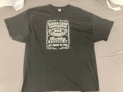 Indian Camp Campground 252 Outlaws Black T-Shirt XXXL New Genuine