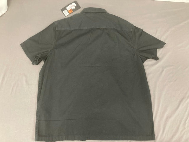 Harley-Davidson 96087-24VM/000L Woven Button Down Shirt Black L New Genuine