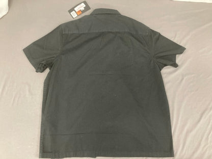 Harley-Davidson 96087-24VM/000L Woven Button Down Shirt Black L New Genuine