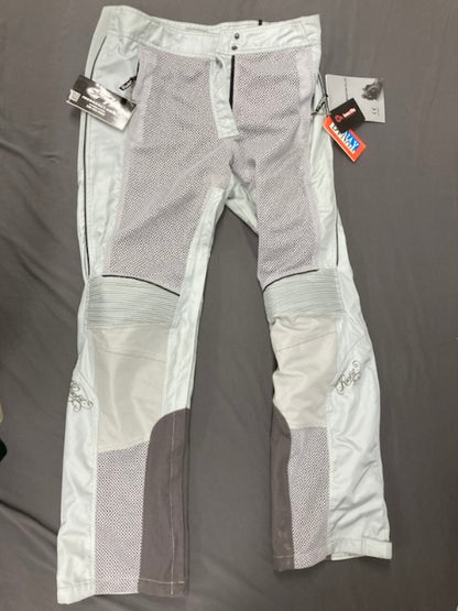 Joe Rocket 1524-2604 Ladies Cleo Elite Pants Silver Large New Genuine