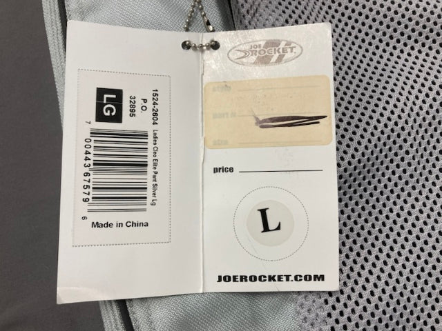 Joe Rocket 1524-2604 Ladies Cleo Elite Pants Silver Large New Genuine