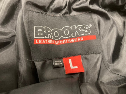 Brooks Leather Sportswear Waterproof Rain Riding Pants Large Black New Genuine