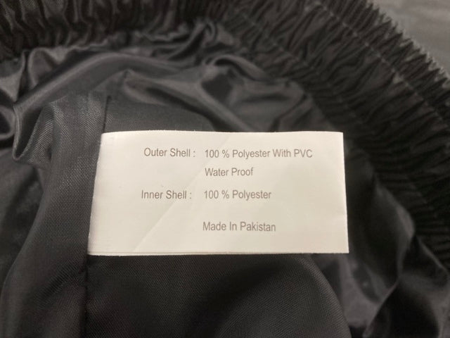 Brooks Leather Sportswear Waterproof Rain Riding Pants Large Black New Genuine