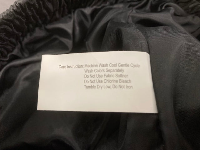 Brooks Leather Sportswear Waterproof Rain Riding Pants Large Black New Genuine