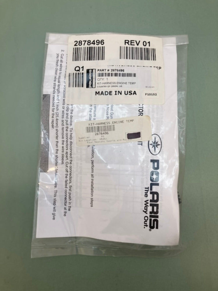 Polaris 2878496 Kit-Harness, Engine Temp New Genuine