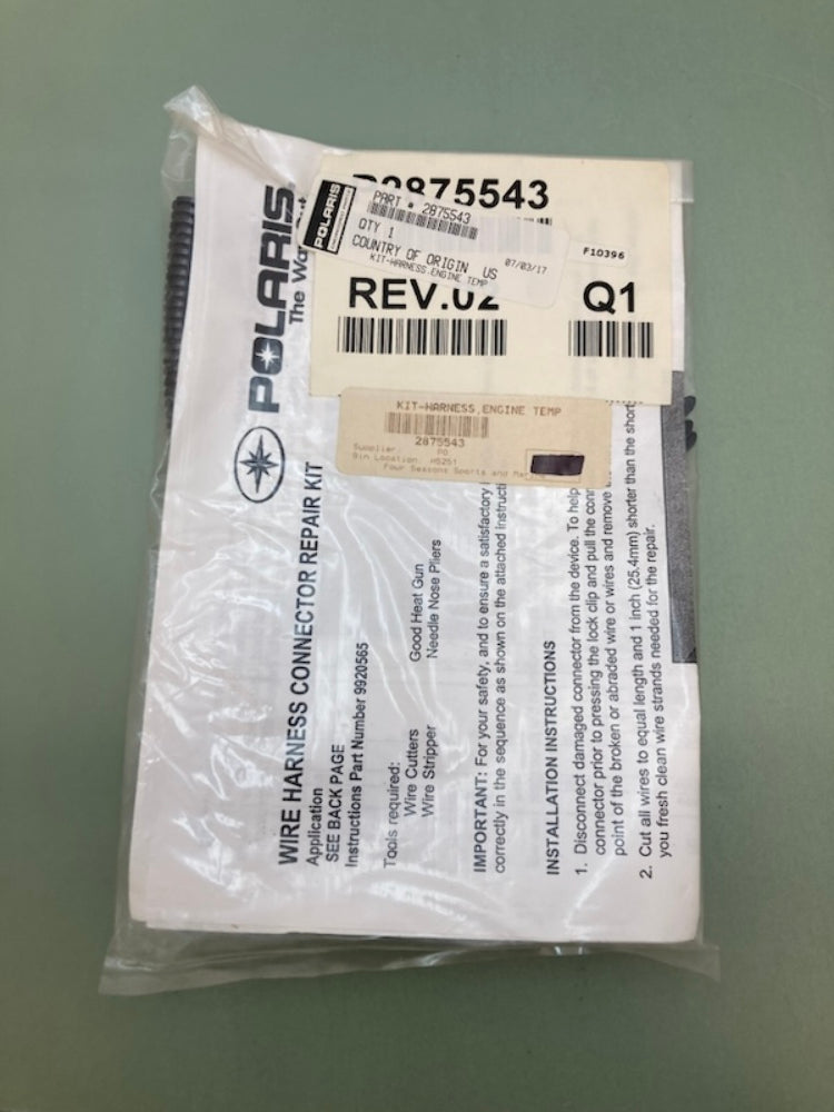 Polaris 2875543 Kit-Harness, Engine Temp New Genuine
