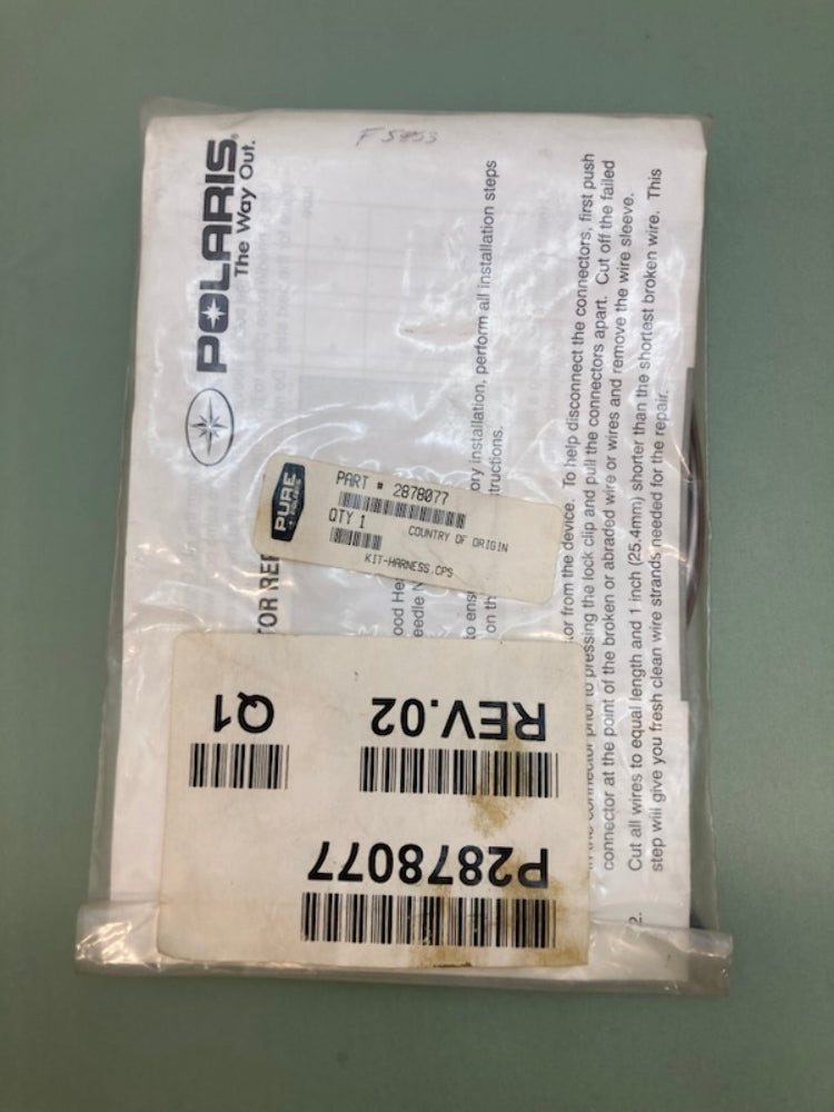 Polaris 2878077 Kit-Harness, CPS New Genuine