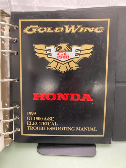 Honda 61MAM04-AH GL 1500 Gold Wing Service Manual Binder & ETM 1999 Genuine