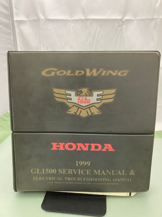 Honda 61MAM04-AH GL 1500 Gold Wing Service Manual Binder & ETM 1999 Genuine