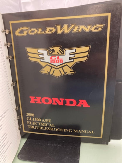Honda 61MAM05-AH GL 1500 Gold Wing Service Manual Binder & ETM 2000 Genuine