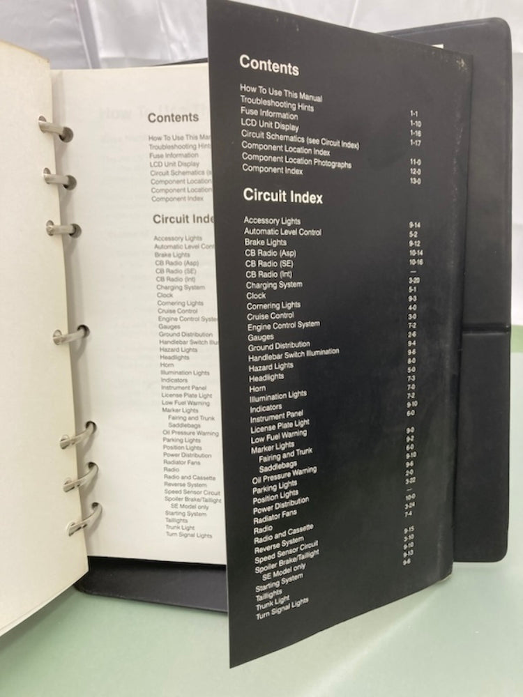 Honda 61MAM05-AH GL 1500 Gold Wing Service Manual Binder & ETM 2000 Genuine
