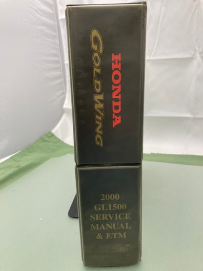 Honda 61MAM05-AH GL 1500 Gold Wing Service Manual Binder & ETM 2000 Genuine