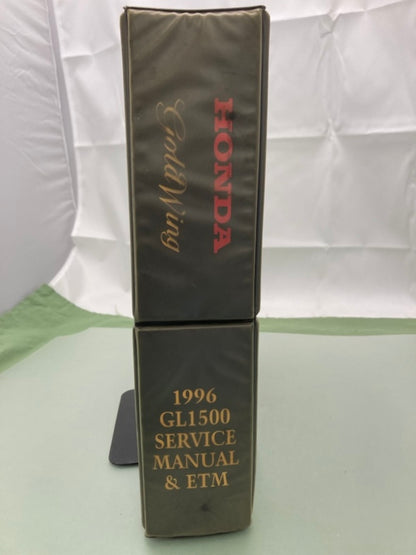 Honda 61MAM01-AH GL 1500 Gold Wing Service Manual Binder & ETM 1996 Genuine