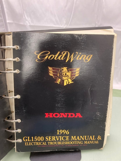 Honda 61MAM01-AH GL 1500 Gold Wing Service Manual Binder & ETM 1996 Genuine