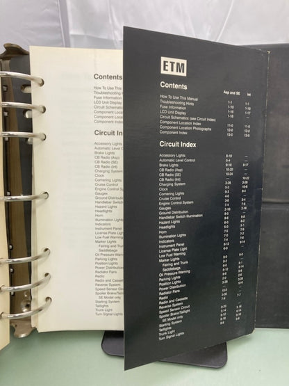 Honda 61MAM01-AH GL 1500 Gold Wing Service Manual Binder & ETM 1996 Genuine