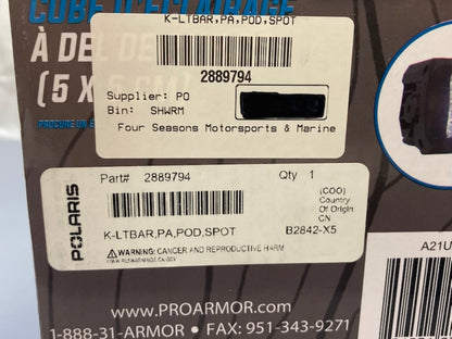 Polaris 2889794 Pro Armor 2x2" Cube LED Spot Light New Genuine