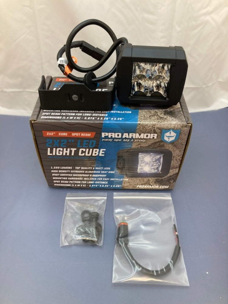 Polaris 2889794 Pro Armor 2x2" Cube LED Spot Light New Genuine