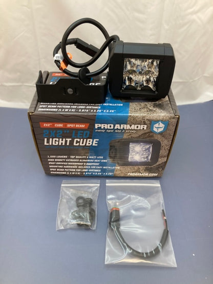 Polaris 2889794 Pro Armor 2x2" Cube LED Spot Light New Genuine
