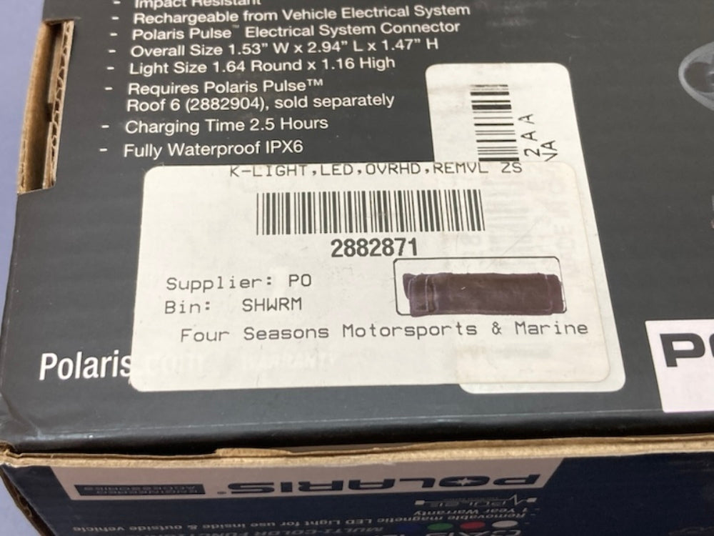Polaris 2882871 Ranger Multi-Function LED Cab & Dome Light New Genuine